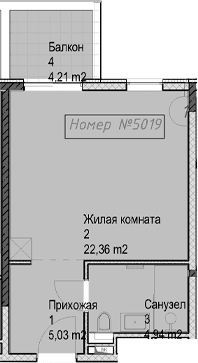 Продается 1-комн. квартира, 32.29 м²