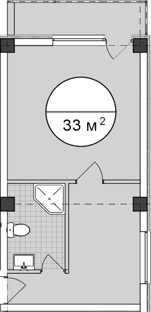 Продается 1-комн. квартира, 33 м²