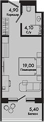Продается 1-комн. квартира, 28 м²