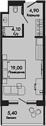 Продается 1-комн. квартира, 28 м²