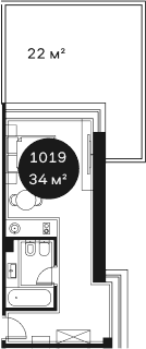 Продается 1-комн. квартира, 34 м²