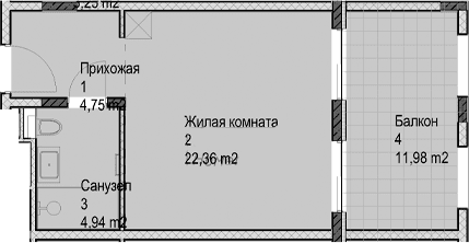 Продается 1-комн. квартира, 32 м²