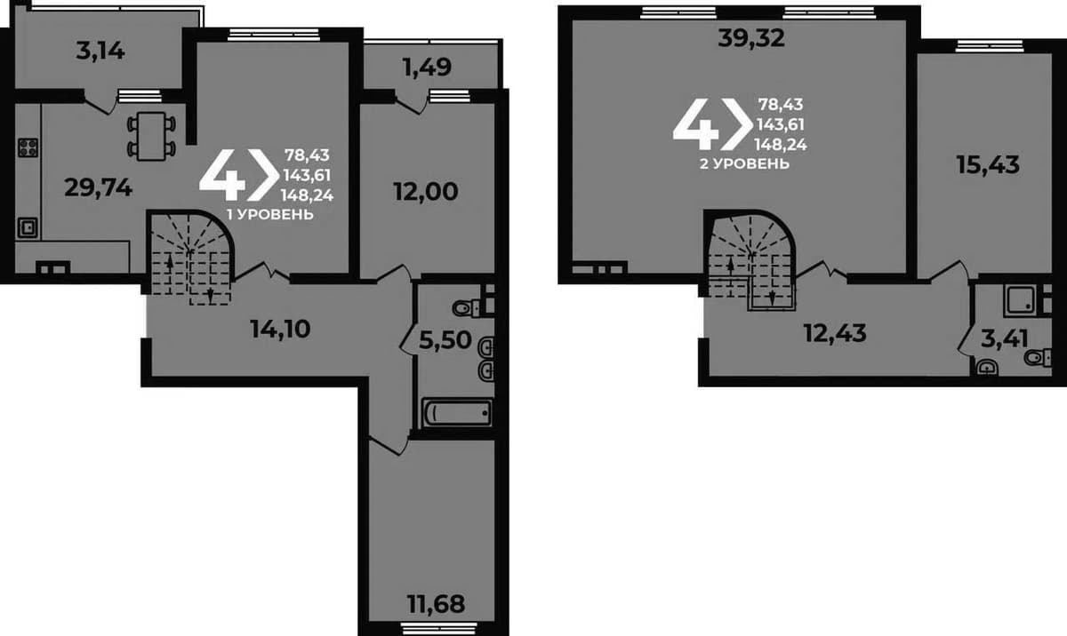 Продается 5-комн. квартира, 143.61 м²