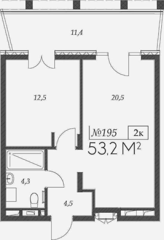 Продается 2-комн. квартира, 41.8 м²