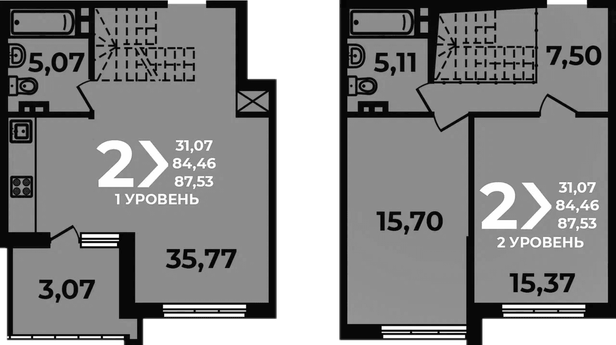 Продается 3-комн. квартира, 84.46 м²