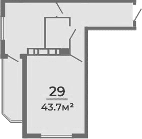 Продается 1-комн. квартира, 38.4 м²