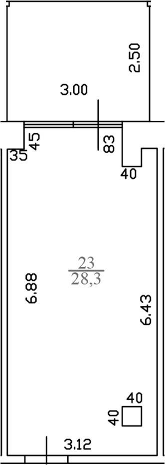 Продается 1-комн. квартира, 28.3 м²