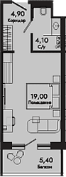 Продается 1-комн. квартира, 28 м²