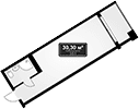 Продается 1-комн. квартира, 30.3 м²