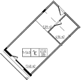 Продается 1-комн. квартира, 27.53 м²