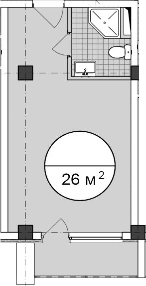 Продается 1-комн. квартира, 26 м²