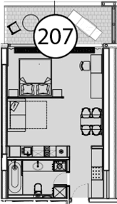 Продается 1-комн. квартира, 55.5 м²