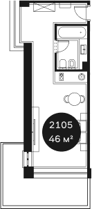 Продается 1-комн. квартира, 78.38 м²