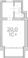 Продается 1-комн. квартира, 20 м²