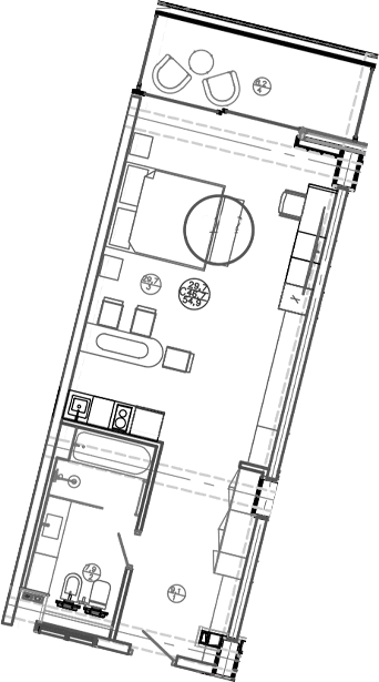 Продается 1-комн. квартира, 46.7 м²