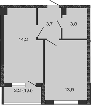 Продается 2-комн. квартира, 35.2 м²