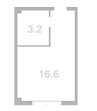 Продается 1-комн. квартира, 19.8 м²