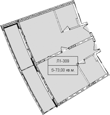 Продается 1-комн. квартира, 73 м²