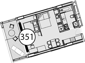 Продается 1-комн. квартира, 55.1 м²