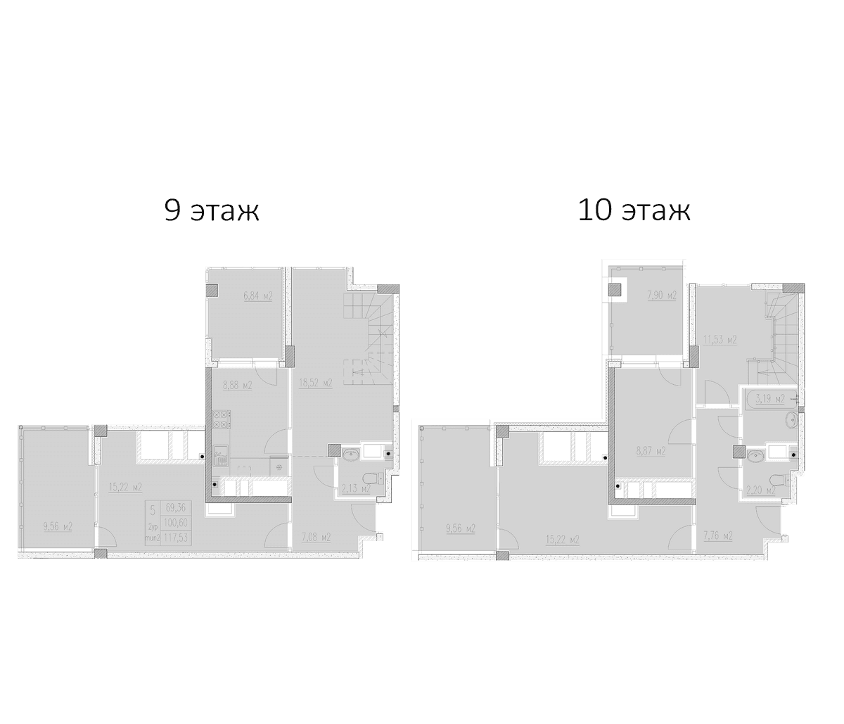 Продается 5-комн. квартира, 100.6 м²