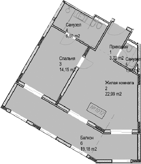 Продается 2-комн. квартира, 49.5 м²