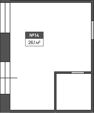Продается 1-комн. квартира, 26.1 м²