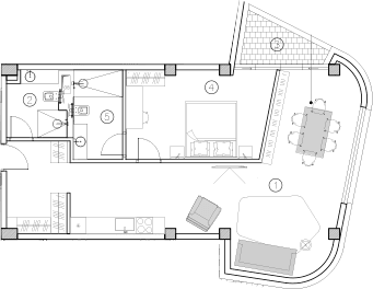 Продается 1-комн. квартира, 77.4 м²