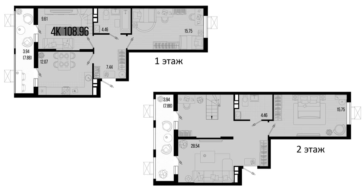 Продается 4-комн. квартира, 103.17 м²