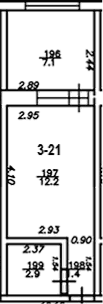 Продается 1-комн. квартира, 16.5 м²
