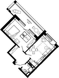 Продается 1-комн. квартира, 46.5 м²