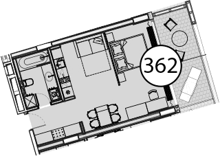 Продается 1-комн. квартира, 55 м²