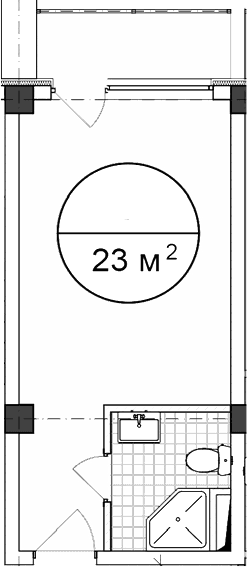 Продается 1-комн. квартира, 23 м²