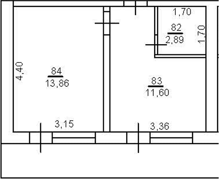 Продается 2-комн. квартира, 28.4 м²
