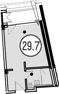 Продается 1-комн. квартира, 29.7 м²