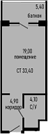 Продается 1-комн. квартира, 28 м²
