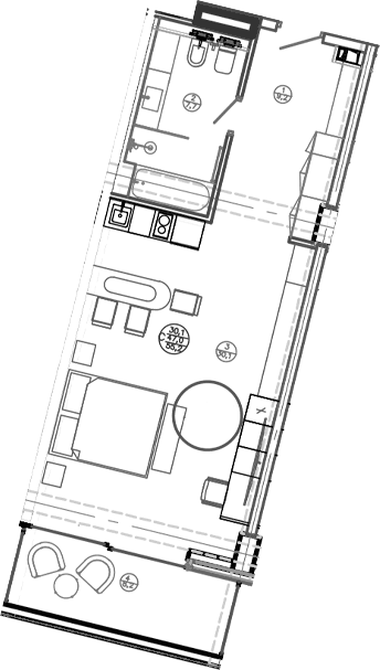 Продается 1-комн. квартира, 47 м²