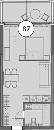 Продается 1-комн. квартира, 47.5 м²