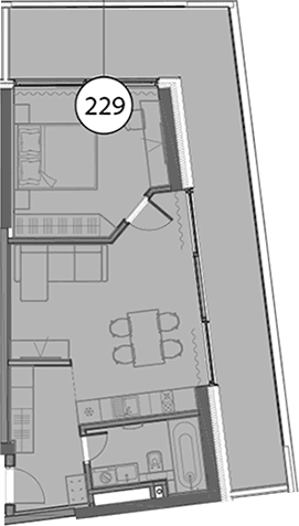 Продается 1-комн. квартира, 73.9 м²