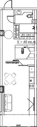 Продается 1-комн. квартира, 40 м²