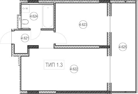 Продается 1-комн. квартира, 26.2 м²