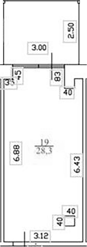 Продается 1-комн. квартира, 28.3 м²