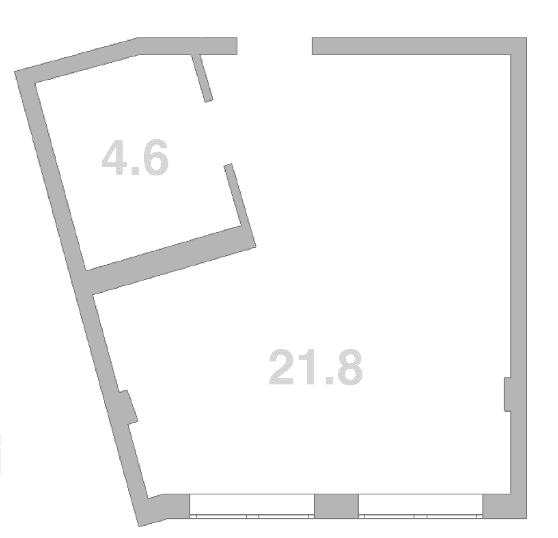 Продается 1-комн. квартира, 26.4 м²