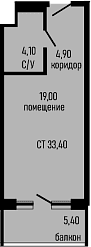 Продается 1-комн. квартира, 28 м²