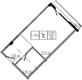 Продается 1-комн. квартира, 27.87 м²