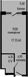 Продается 1-комн. квартира, 28 м²