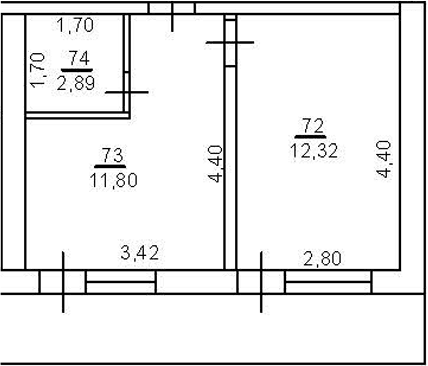Продается 2-комн. квартира, 27 м²