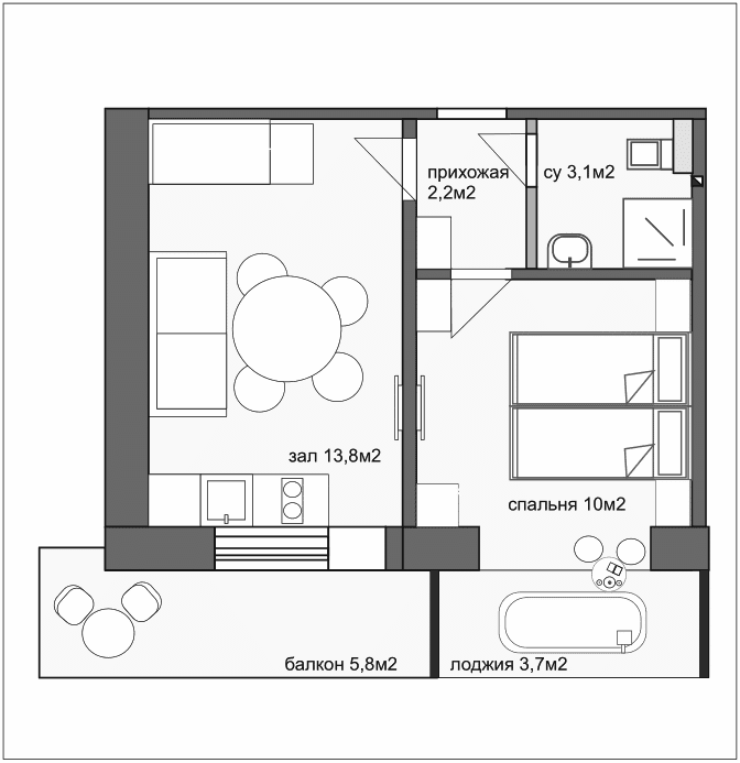 Продается 1-комн. квартира, 16.4 м²