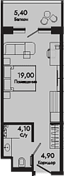 Продается 1-комн. квартира, 28 м²