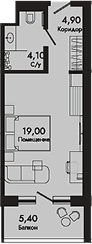 Продается 1-комн. квартира, 28 м²
