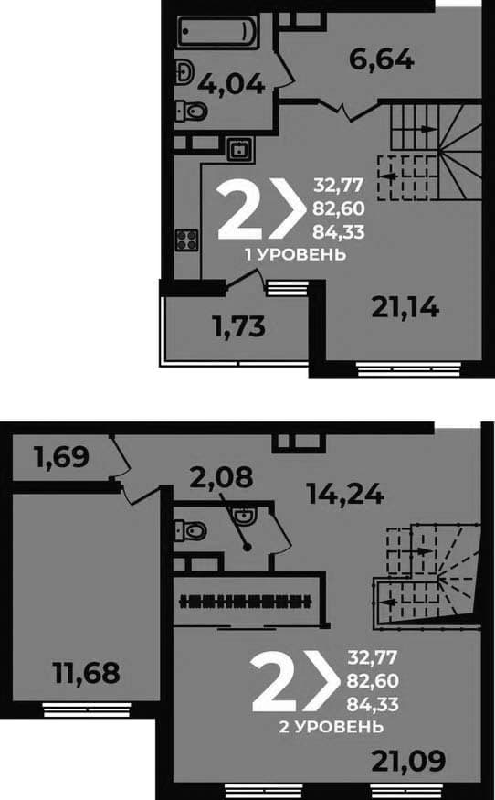 Продается 3-комн. квартира, 82.6 м²